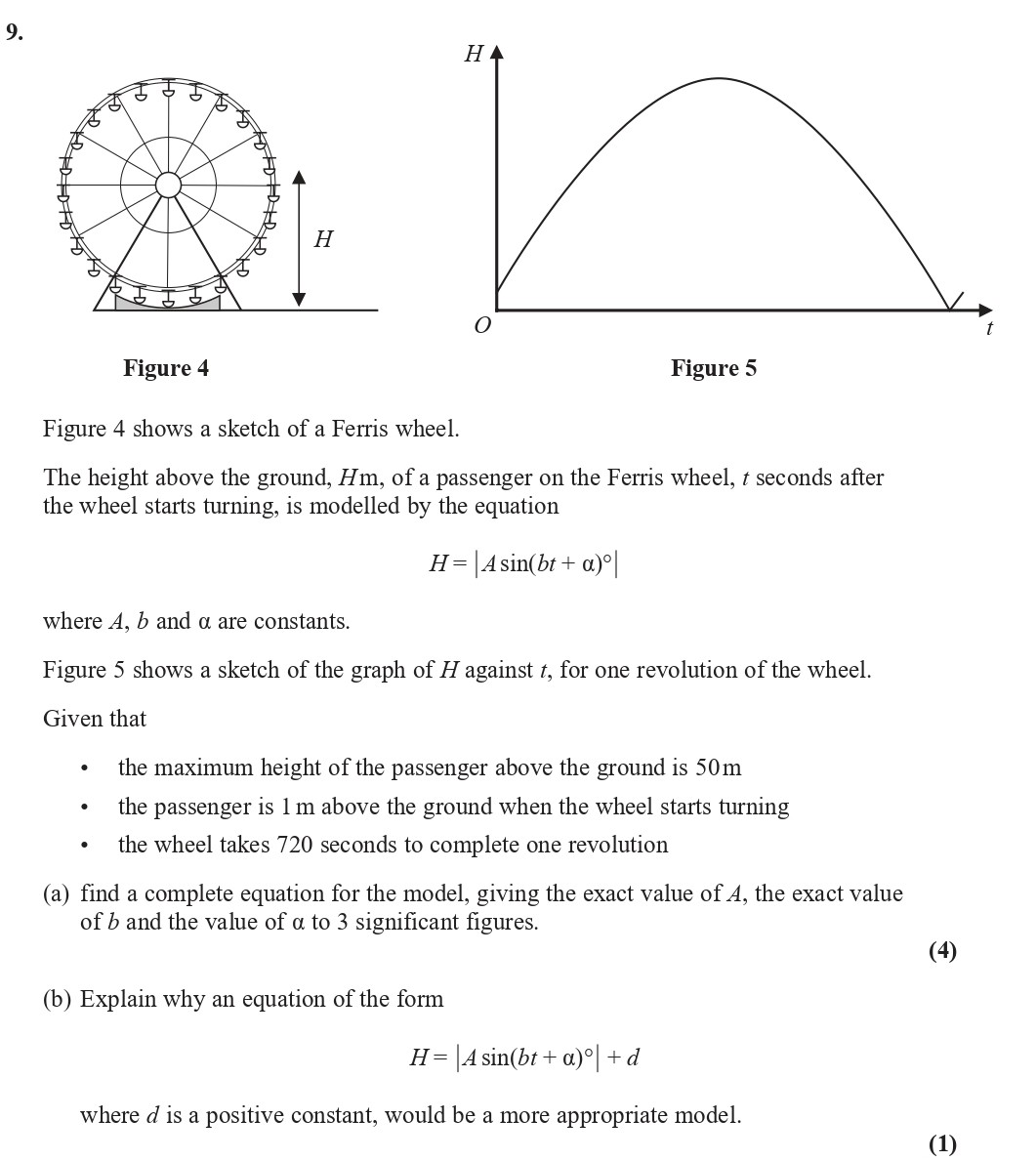 Figure-4-shows-a-sketch-of-a-Ferris-wheel-Edexcel-A-Level Maths Pure-Question 12-2022-Paper 2.png